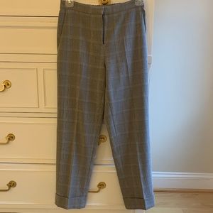 Brochu Walker cropped plaid pant